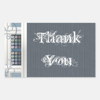 Thank You Sewing Addict Rectangular Sticker