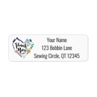 Thank You Sewing Return Address Labels