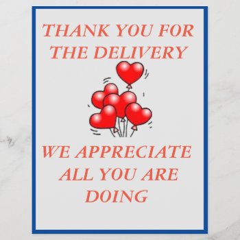 Thank You Signs by CREATIVEforBUSINESS at Zazzle
