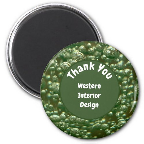 Thank You Simple Artistic Customer Appreciation  Magnet