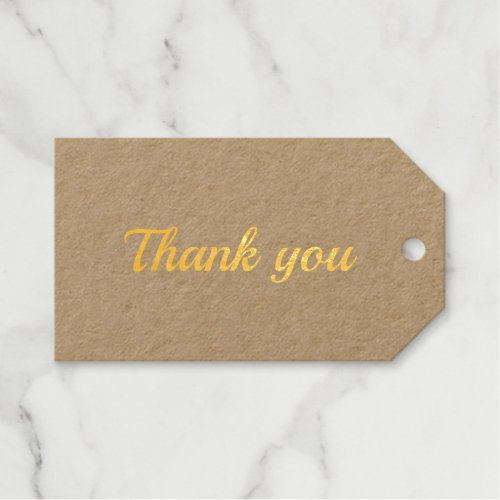 thank you simple minimal gift tag