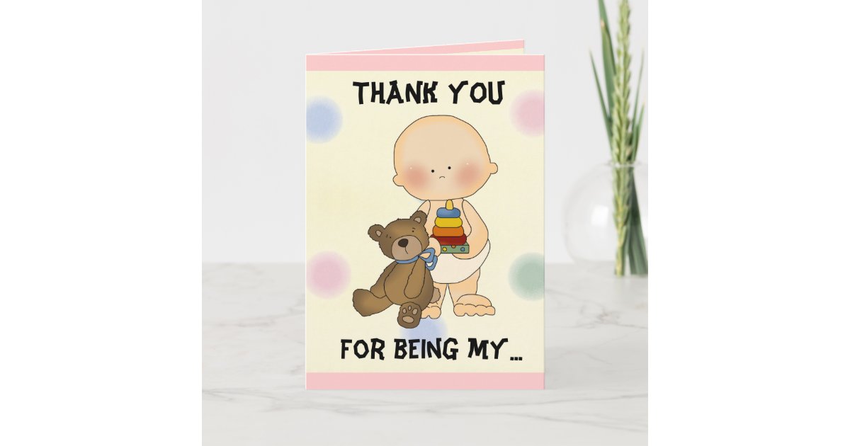 Thank You Sister Card  Zazzle.com