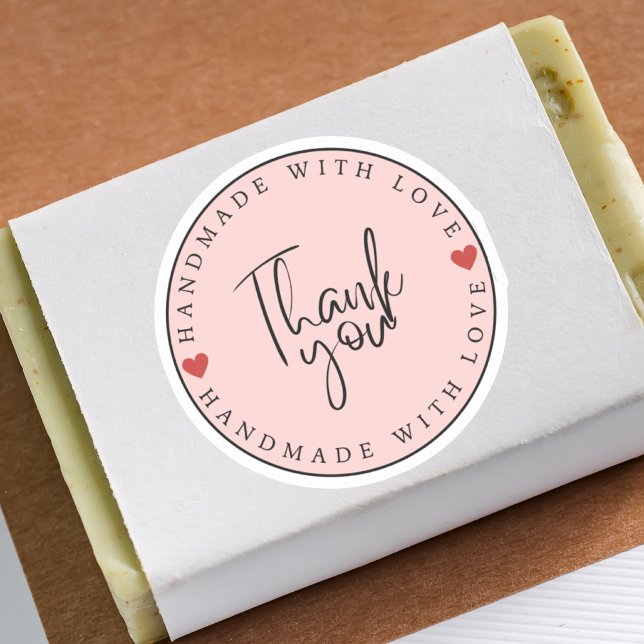 Thank You Small Business Handmade  Sticker (Creator Uploaded)