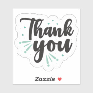 Thank You-Small Business Packaging Sticker