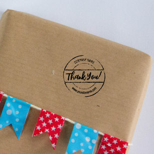 Thank You Stamp. Packaging Logo Stamp. Rainbow Stamp. Small Business T –  Print Smitten Paper Co