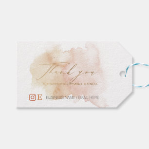 Thank you, small business, shop small gift tags