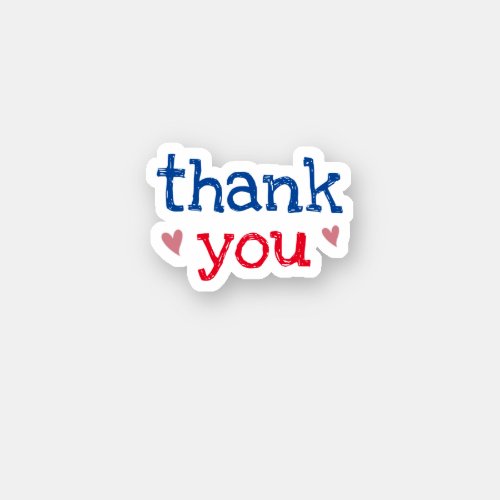 Thank you  small business sticker