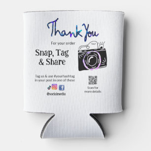 Thank you snap tag share media camera add socials can cooler