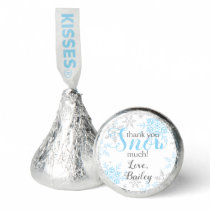 Thank You SNOW Much Boy Winter ONEderland Blue Hershey®'s Kisses®