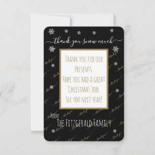 Thank You Snow Much Christmas Custom Personalized