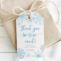 Thank you snow much gift tags