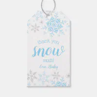 Personalized Snowflake Favor Tags,winter Onederland Party Thank