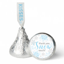 Thank You SNOW Much Winter ONEderland Blue Silver Hershey®'s Kisses®