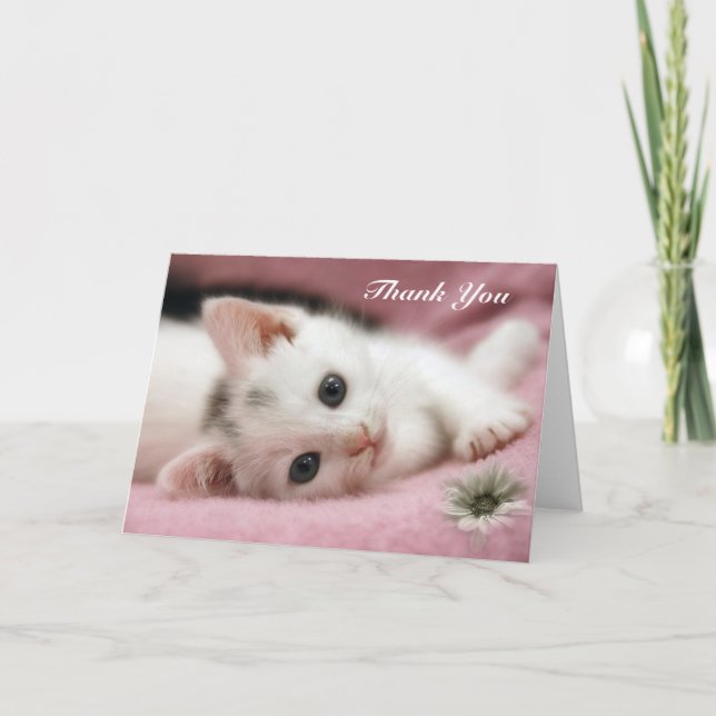 Thank You   Snow White Card (Front)