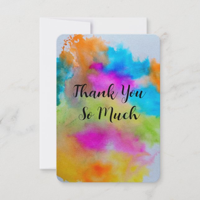 Thank you so much card (Front)