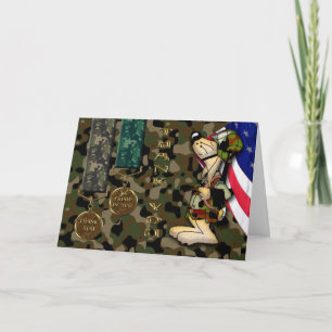 Thank You Soldier medal card
