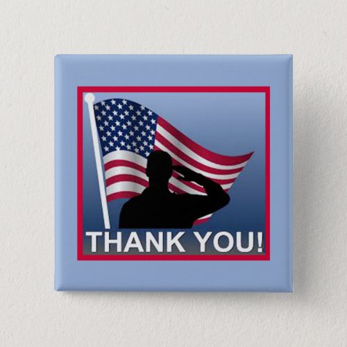 Thank You Soldier Memorial Day Buttons