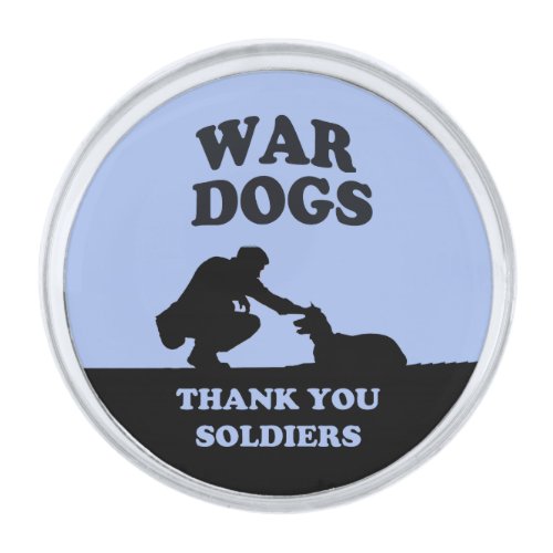 Thank You Soldiers Silver Finish Lapel Pin