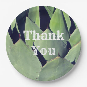 Thank You Southwestern Style Agave Appreciation Paper Plates