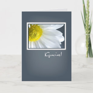 Thank You Spanish Daisy Card