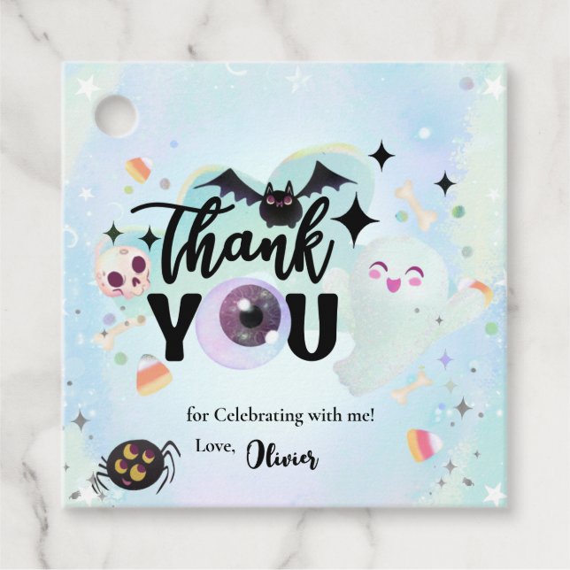 Thank you spooky favor tags (Front)