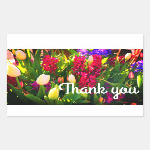 Thank You Spring Flowers #5 Stickers