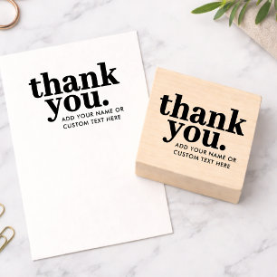 Thank you Stamp   Retro Typographic