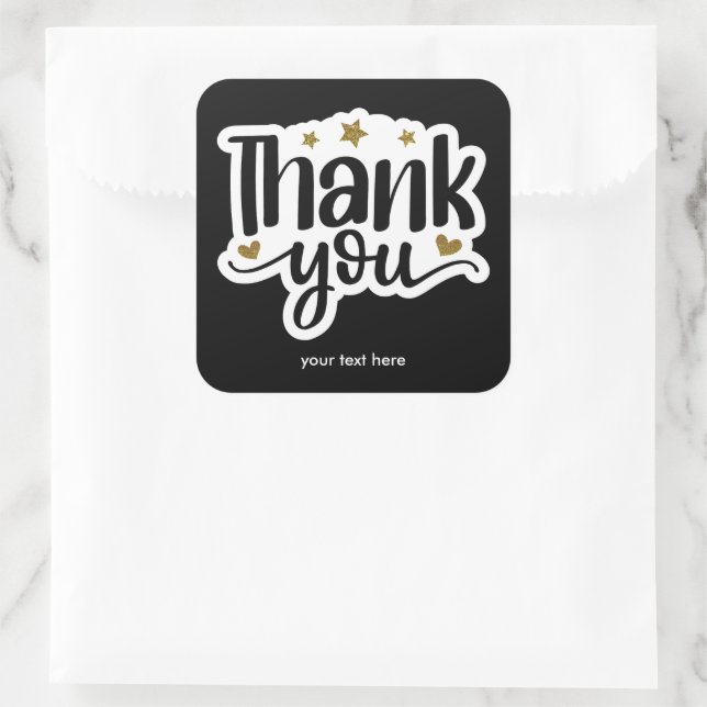 Thank you sticker (Bag)