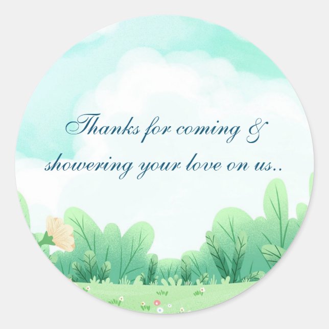 Thank you sticker (Front)