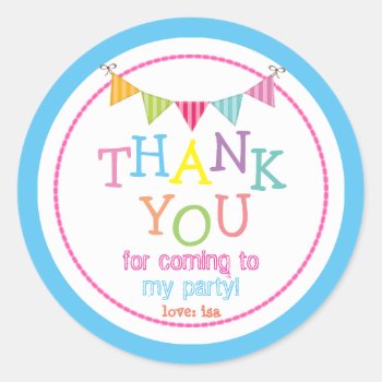 Thank You Sticker by ISA_MILA at Zazzle