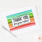 Thank you sticker | Zazzle