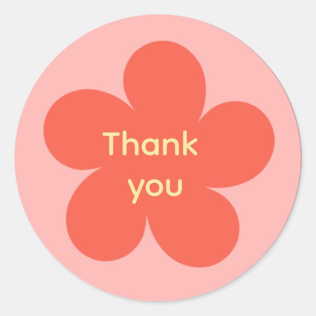 Thank you sticker  (Front)