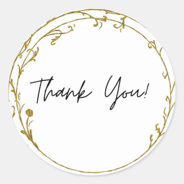 Thank you sticker (Front)
