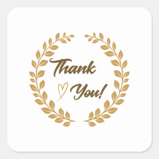 Thank You Sticker
