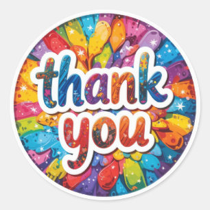 thank you sticker