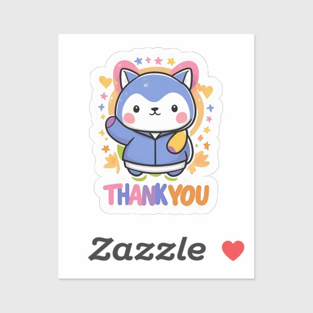 Thank You Sticker (Sheet)
