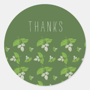 Thank You Sticker, favor sticker, envelope seal