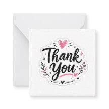 Thank You Sticker