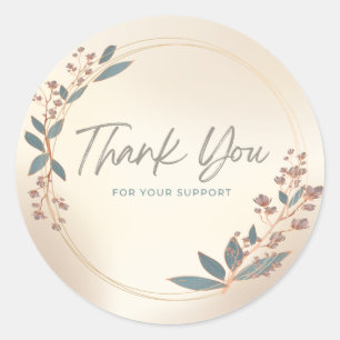 thank you sticker tag