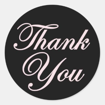 Thank You Stickers by time2see at Zazzle