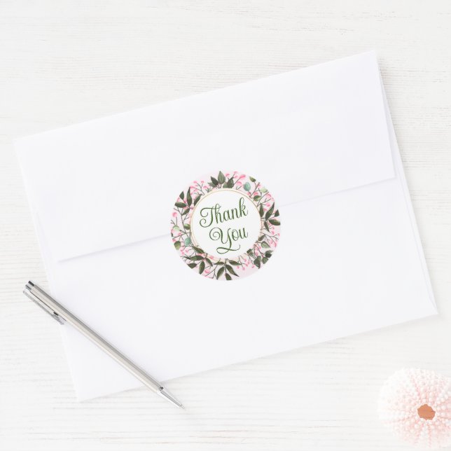 Thank you stickers (Envelope)