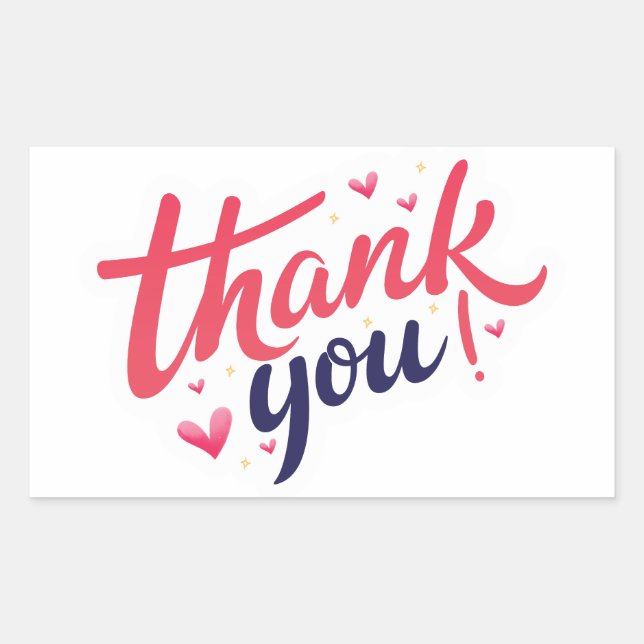 Thank You Stickers (Front)