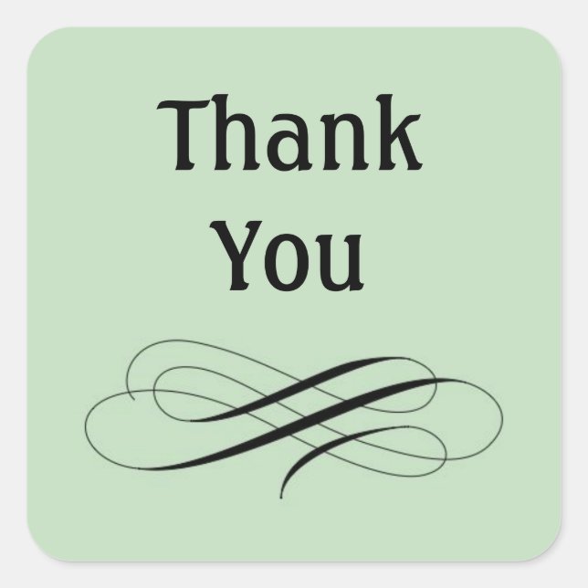 Thank you stickers (Front)