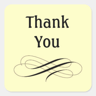 Thank you stickers