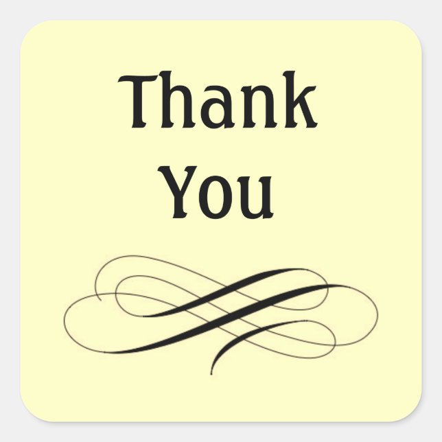 Thank you stickers (Front)
