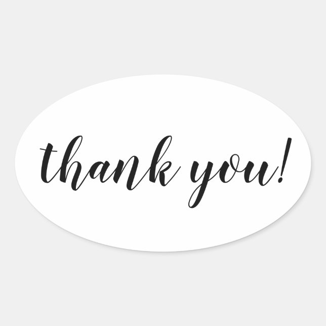 Thank you stickers (Front)
