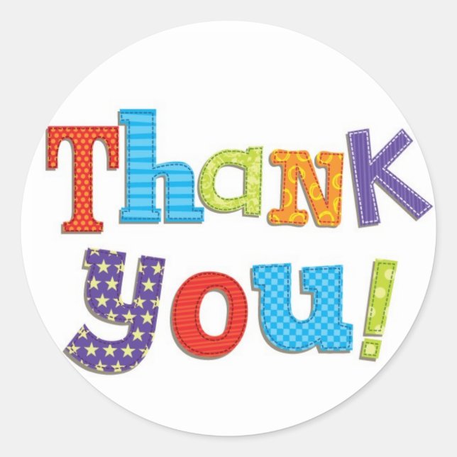 Thank You Stickers (Front)