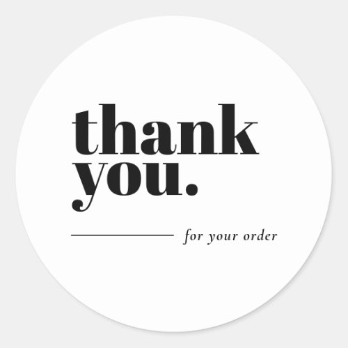 Thank You Stickers Business Plain Simple Gratitude