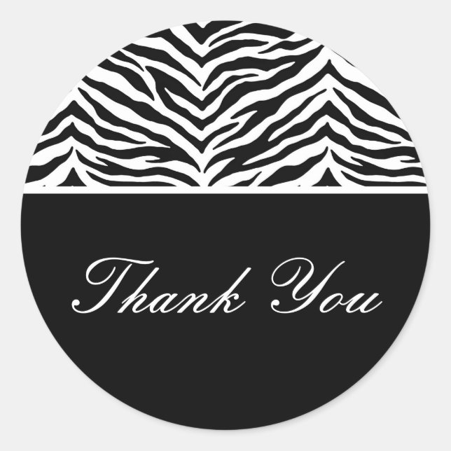 Thank You Stickers Safari (Front)