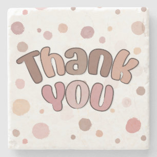 Thank you stone coaster